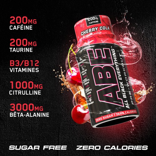 Applied Nutrition Pre-Workout Energy Shot Cherry Cola Flavour 60ml thumbnail 3