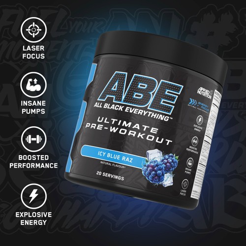 Applied Nutrition Ultimate Pre-Workout Icy Blue Raz 250g thumbnail 5