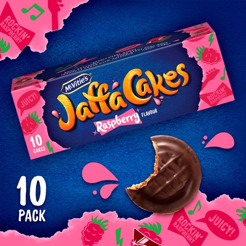 Mcvitie's Jaffa Cakes Raspberry Flavour 10 Cakes thumbnail 2