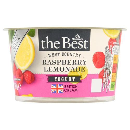 Morrisons The Best Raspberry Lemonade Flavour Yogurt 150g
