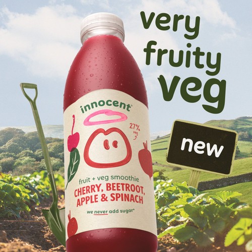 Innocent Cherry, Beetroot, Apple & Spinach Smoothie 750ml thumbnail 4