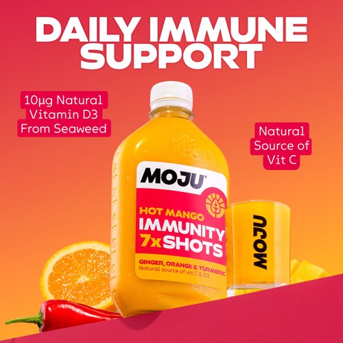 MOJU Hot Mango Immunity Dosing Bottle 7x Shots 420ml thumbnail 2