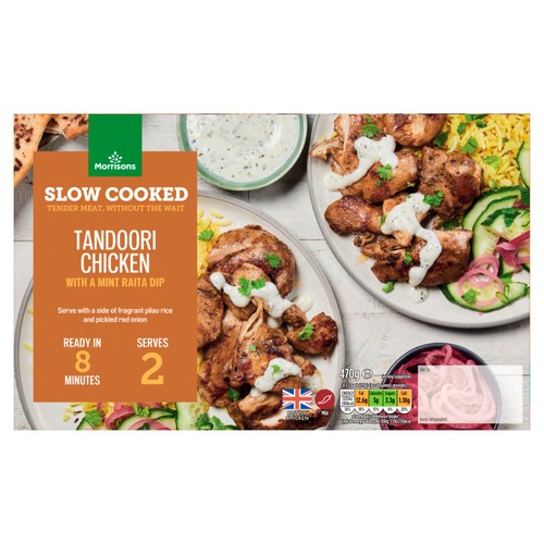 Morrisons Tandoori Chicken With Cucumber & Mint Raita 470g