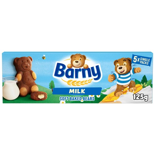 Barny Milk Sponge Bears Biscuits