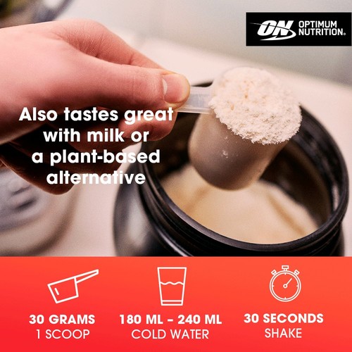Optimum Nutrition Whey Protein Powder, Vanilla Ice Cream Flavour 450g thumbnail 3