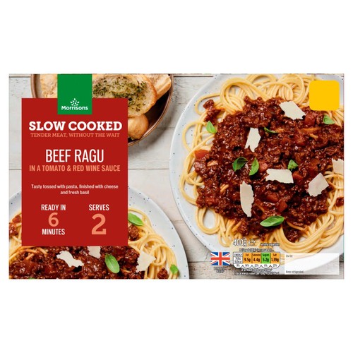 Morrisons Slow Cooked Beef Ragu 400g