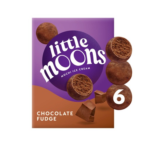 Little Moons Chocolate Fudge Mochi Ice Cream 6 x 30g