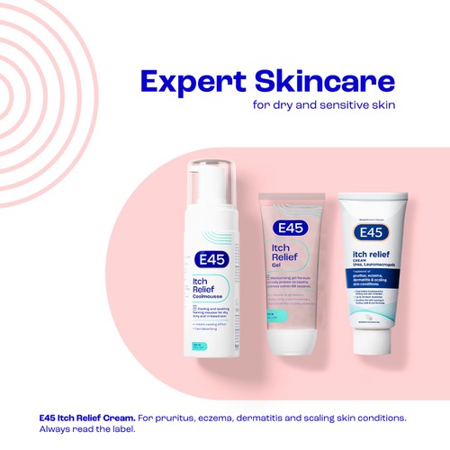 E45 Itch Relief Gel For Dry, Itchy And Irritated Skin 100ml thumbnail 5