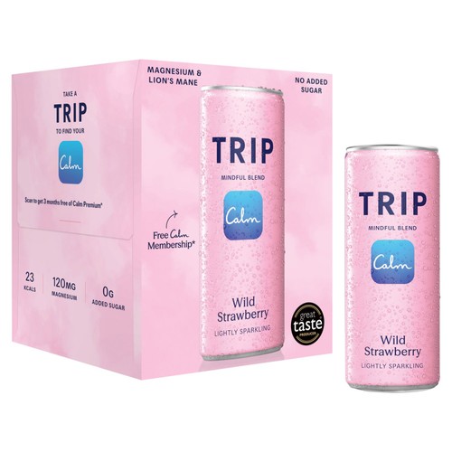 TRIP Mindful Blend Wild Strawberry 4x250ml
