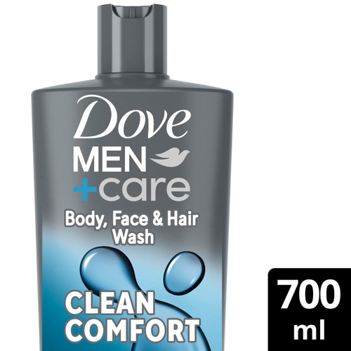Dove Men Body, Face & Hair Wash Clean Comfort 700ml thumbnail 2