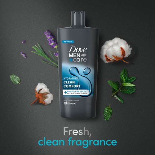 Dove Men Body, Face & Hair Wash Clean Comfort 700ml thumbnail 4