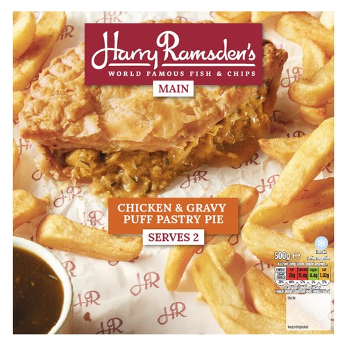 Harry Ramsden's Puff Pastry Chicken & Gravy Pie 500g