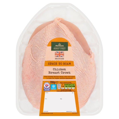 Morrisons British Market Street Chicken Breast Crown 700g