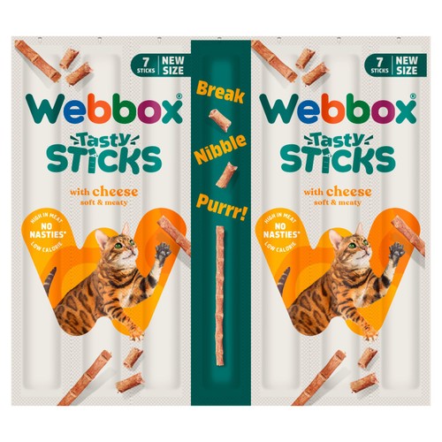 Webbox Tasty Sticks with Cheese 7 x 5g (35g)