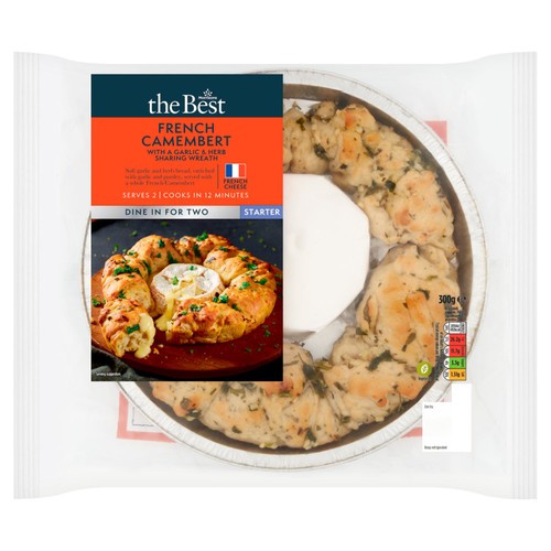 Morrisons The Best French Camembert With A Garlic & Herb Wreath 300g