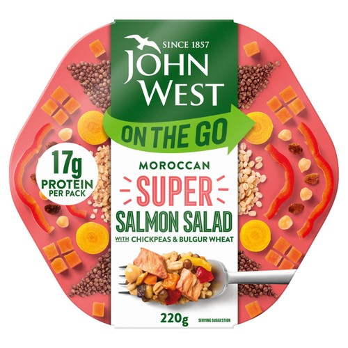 John West Super Salad Moroccan Salmon 220g