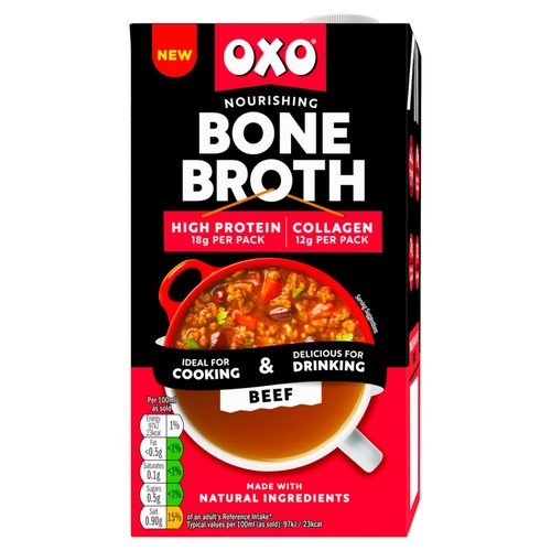 Oxo Beef Bone Broth 500ml thumbnail 2