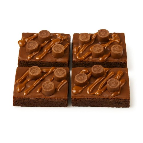 Morrisons Brownie With Caramel Chocolate Filling 4 Pack thumbnail 2