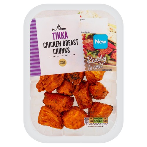 Morrisons Ready To Eat Cooked Chicken Tandoori Breast Chunks 170g