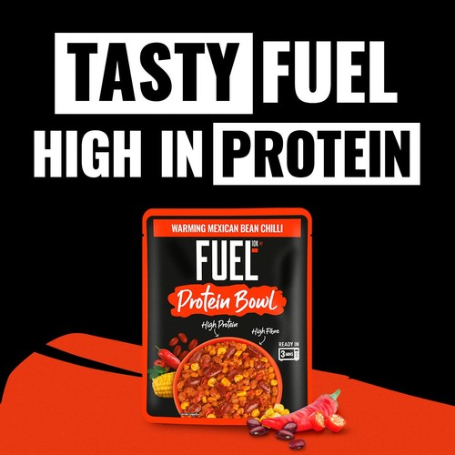 FUEL10K High Protein Mexican Bean Chilli Microwave Ready Meal 220g thumbnail 2