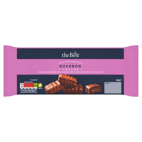 Morrisons The Best Extra Thick Chocolate Bourbon Creams   162g thumbnail 2