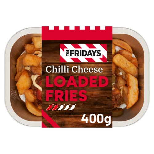 TGI Fridays Chilli Cheese Loaded Fries 400g