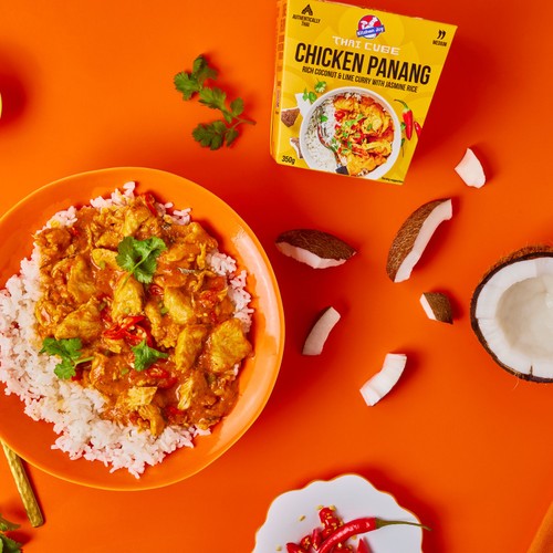 Kitchen Joy Chicken Panang Rich Coconut & Lime Curry With Jasmine Rice 350g thumbnail 4