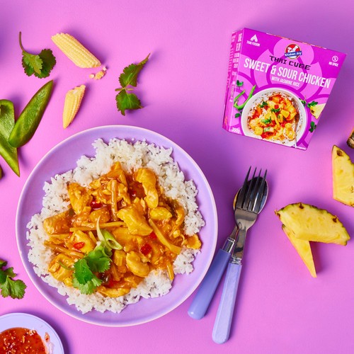 Kitchen Joy Sweet & Sour Chicken With Jasmine Rice 350g thumbnail 3