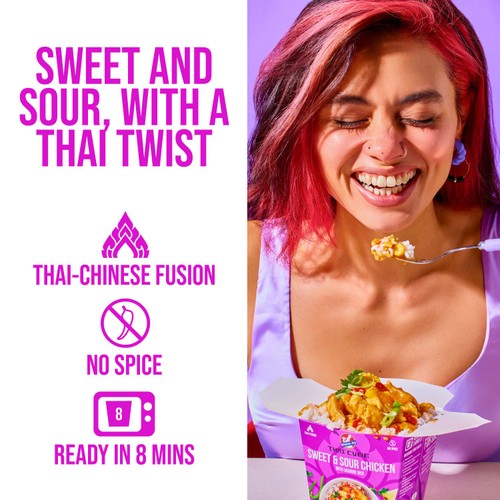 Kitchen Joy Sweet & Sour Chicken With Jasmine Rice 350g thumbnail 4