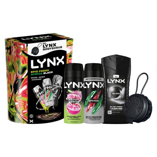 Lynx Trio All Stars Bodyscrub Gift Set