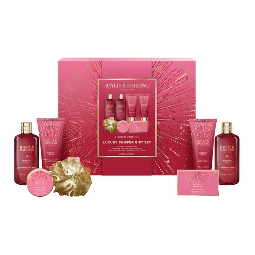 Baylis & Harding Midnight Cherry Luxury Pamper Gift Set thumbnail 2