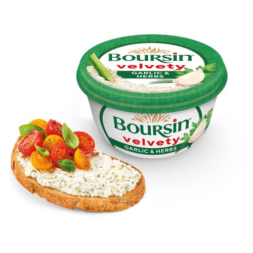 Boursin Velvety Garlic & Herbs Spreadable Soft Cream Cheese  thumbnail 2