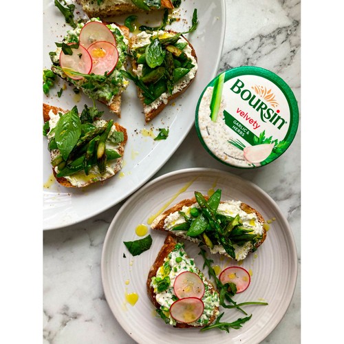 Boursin Velvety Garlic & Herbs Spreadable Soft Cream Cheese  thumbnail 3