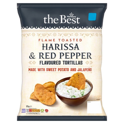 Morrisons The Best Harissa & Red Pepper Tortilla Chips
