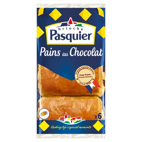 Pasquier Brioche Pain Au Chocolat