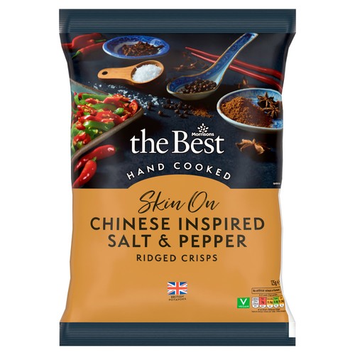 Morrisons The Best Chinese Salt & Pepper Ridge Crisps 125g