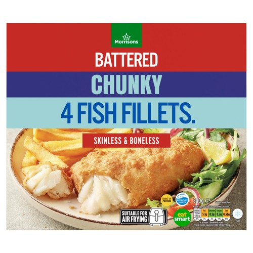 Morrisons Chunky Battered Pollock