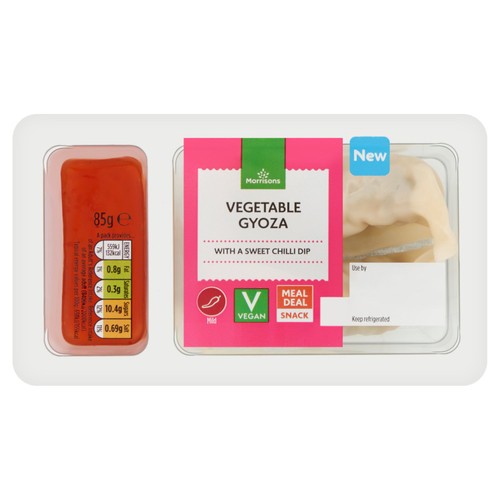 Morrisons Vegetable Gyoza With Sweet Chilli Dip 85g