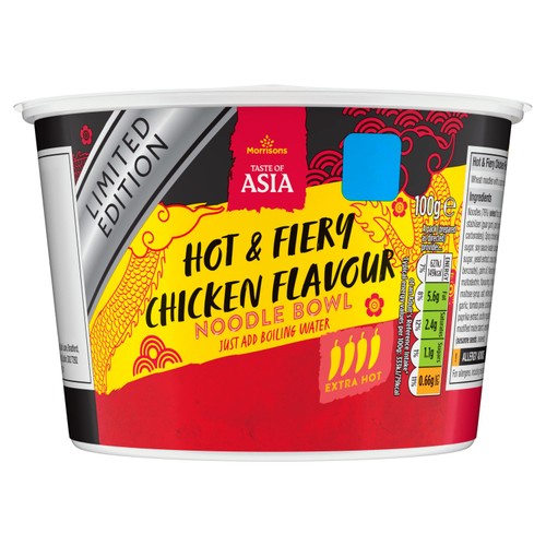 Morrisons Ramen Noodle Bowl Extreme Heat   85g