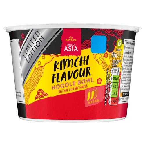 Morrisons Ramen Noodle Bowl Kimchi  thumbnail 2