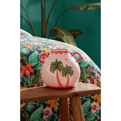 Nutmeg Home Palm Tree Embossed Vase thumbnail 2