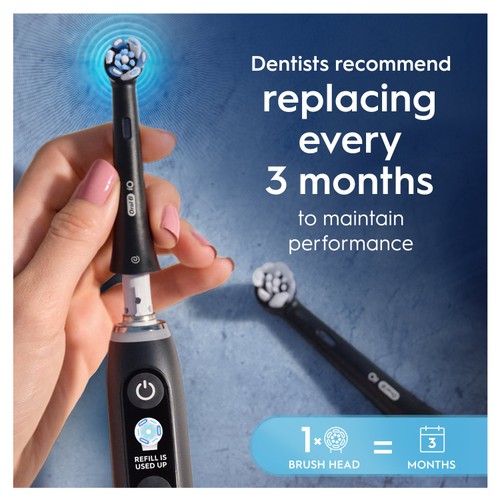 Oral-B IO Ultimate Clean Black Electric Toothbrush Heads  thumbnail 4