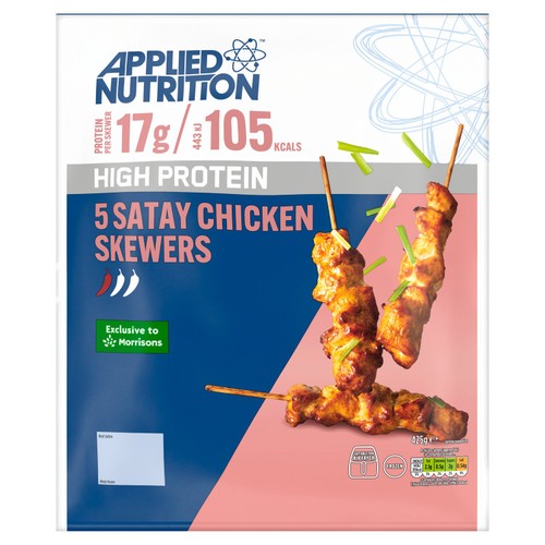 Applied Nutrition High Protein  5 Satay Chicken Skewers thumbnail 2