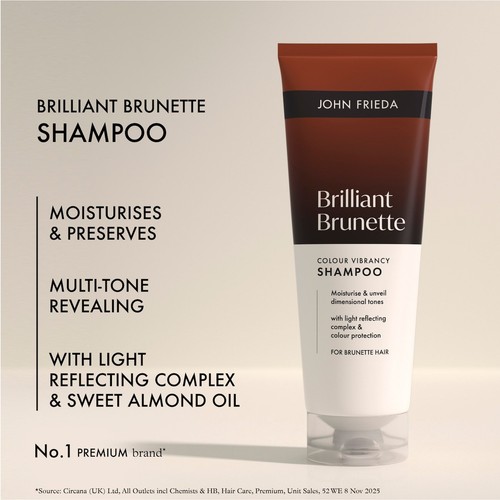 John Frieda Brilliant Brunette Shampoo  thumbnail 3