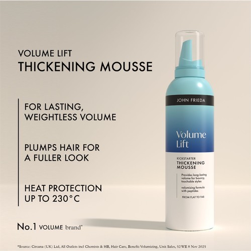John Frieda Volume Lift Thickening Mousse thumbnail 3