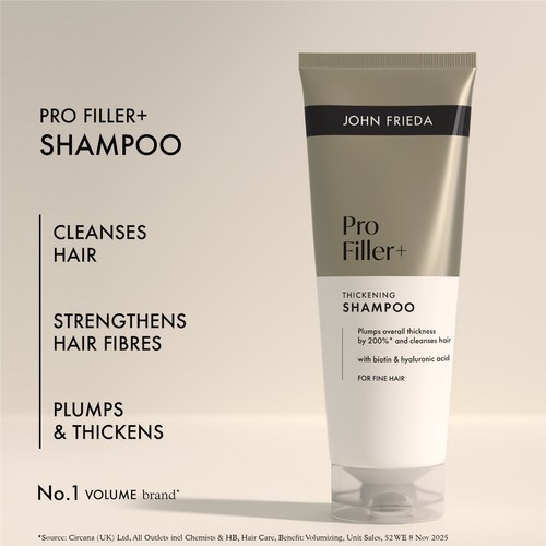 John Frieda Pro Filler+ Thickening Shampoo 250ml thumbnail 3