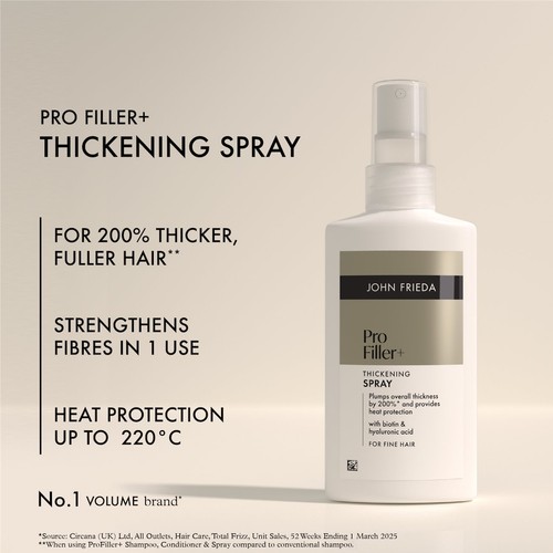 John Frieda Pro Filler+ Thickening Spray 150ml thumbnail 3