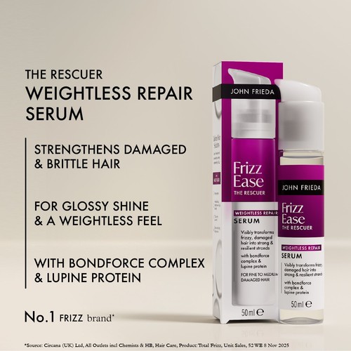 John Frieda Frizz Ease Weightless Repair Serum thumbnail 2