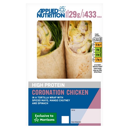 Applied Nutrition High Protein Coronation Chicken Wrap 201g