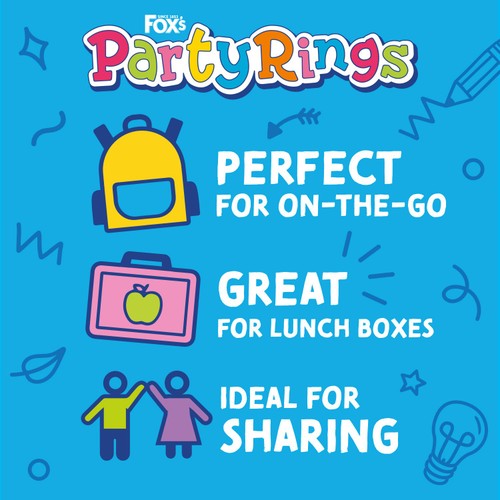 Fox's Biscuits Party Rings Minis Under The Sea 6 Snack Bags thumbnail 4